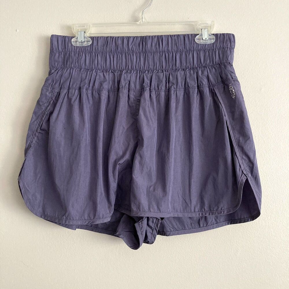 Free People Movement The Way Home Womens Athletic Shorts Size XL Gym Gray